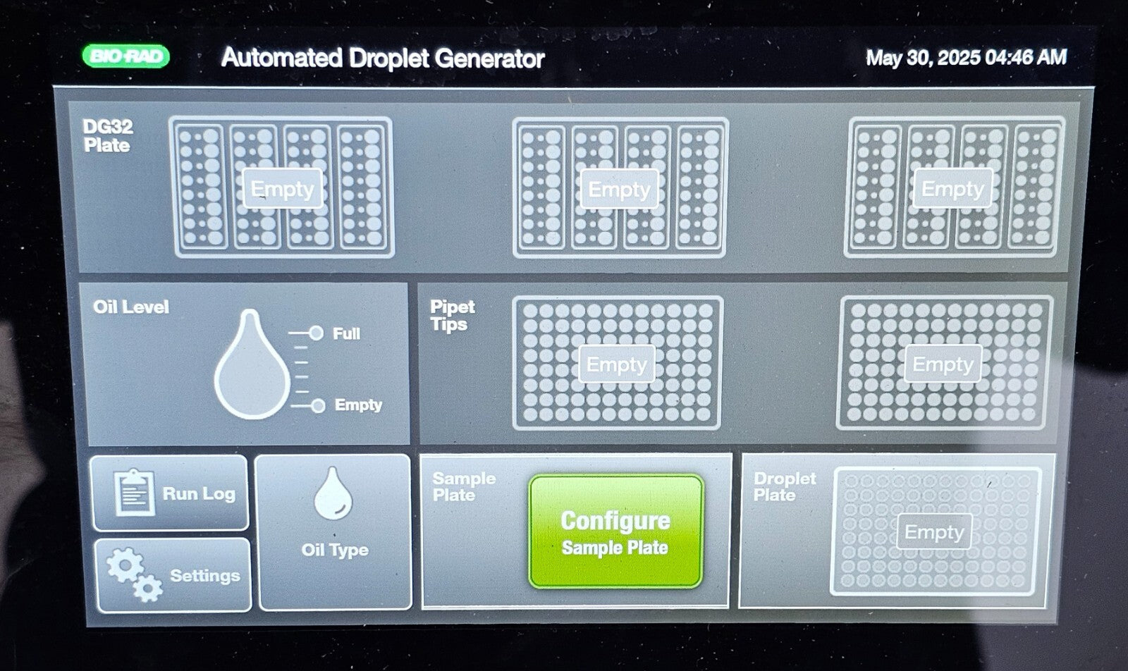 BIO-RAD Low Usage Automated Droplet Generator & QX200 Droplet Reader with Laptop