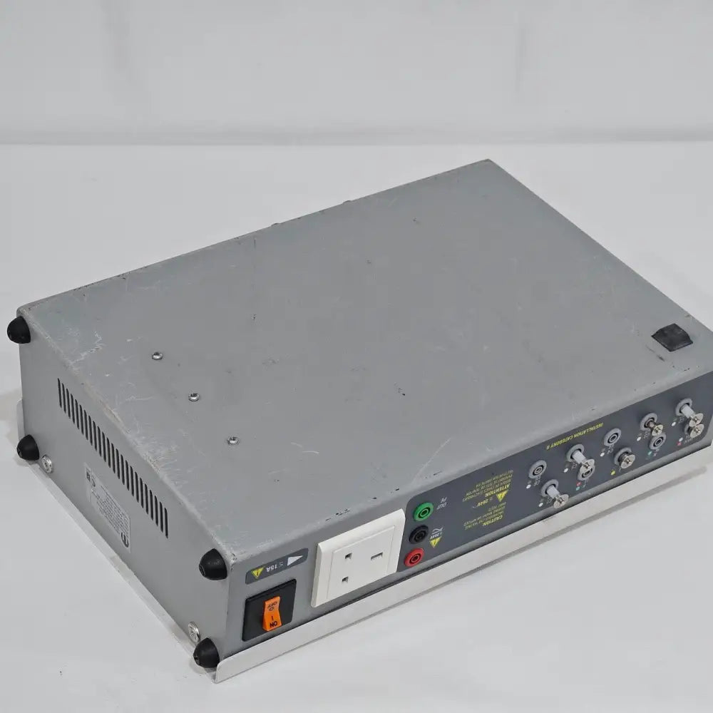 BIO-TEK 601PRO XL International Safety Analyzer displayed on bench showing full instrument body