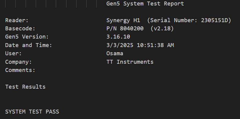 BioTek Agilent Synergy H1 Microplate Reader MFD 2023 SH1MF-SN Monochromator Fluo