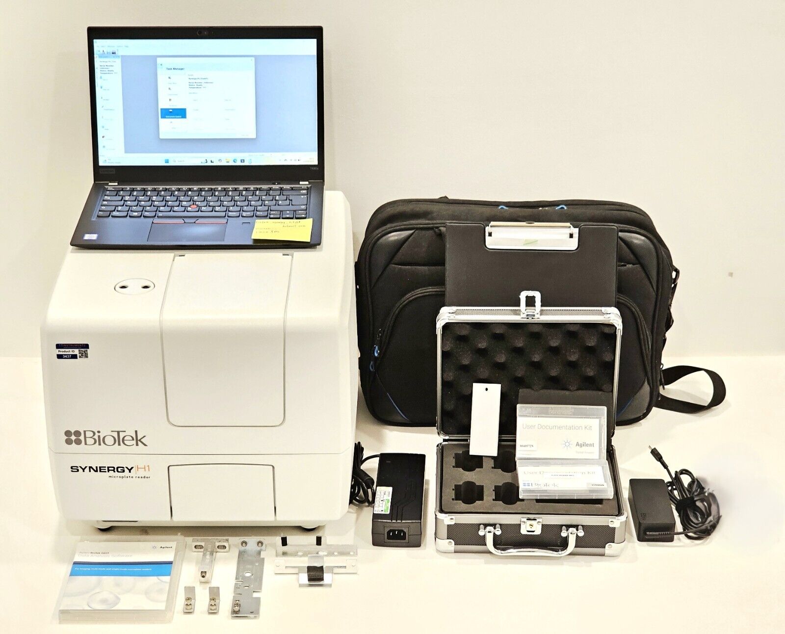 BioTek Agilent Synergy H1 Microplate Reader MFD 2023 SH1MF-SN Monochromator Fluo