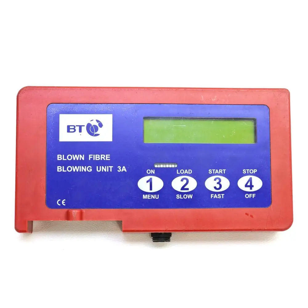 BT Blown Fibre Blowing Unit 3A drive wheel and fibre feed mechanism detail