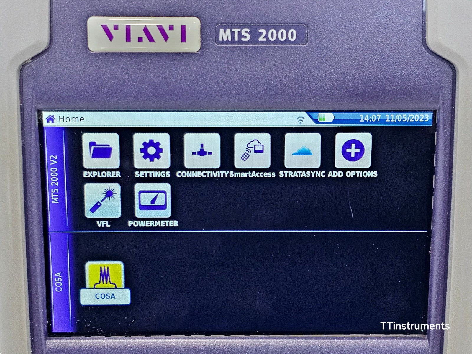 Calib Viavi MTS 2000 V2 + CWDM COSA-4055 Optical Spectrum Analyzer 1260-1625 nm