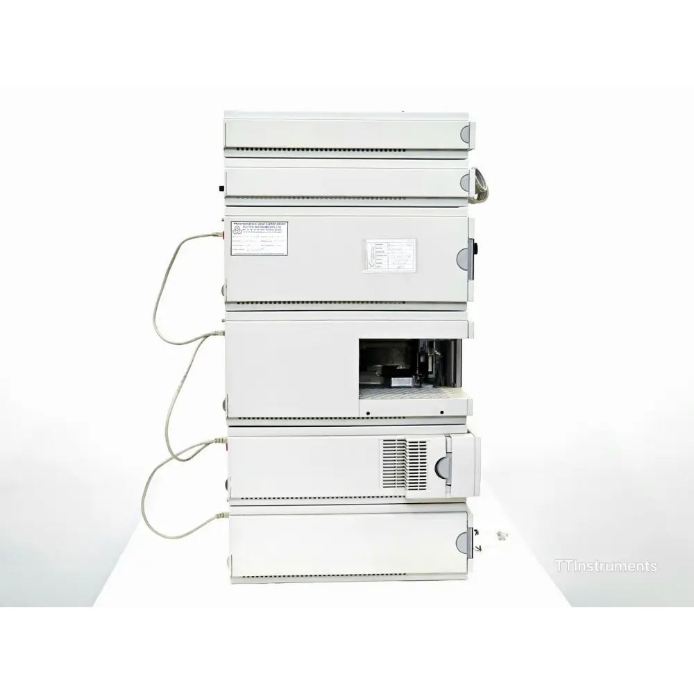 Agilent G1313A autosampler module front panel detail from 1100 Series HPLC system