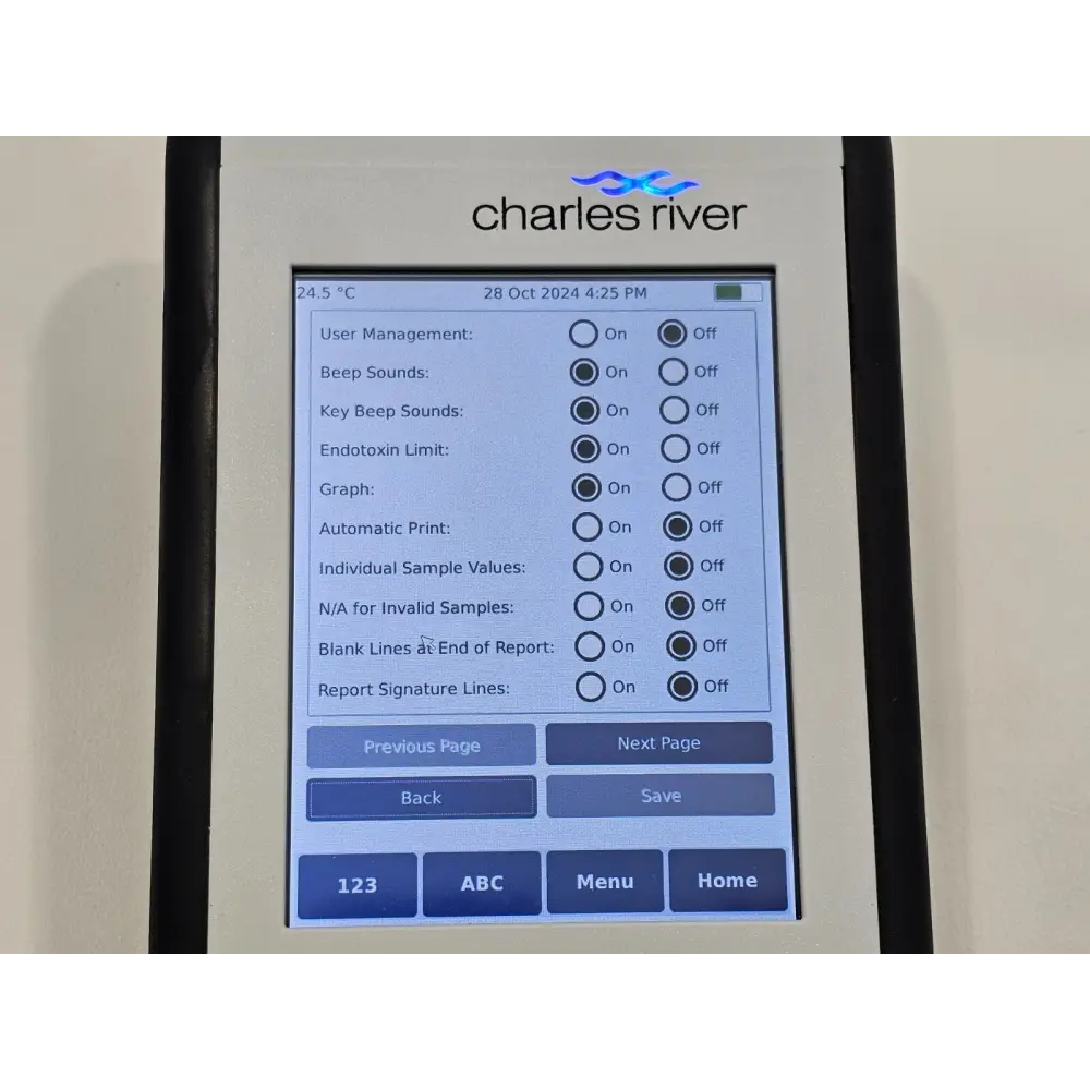 Charles River Endosafe nexgen-PTS PTS150 full accessory set laid out together