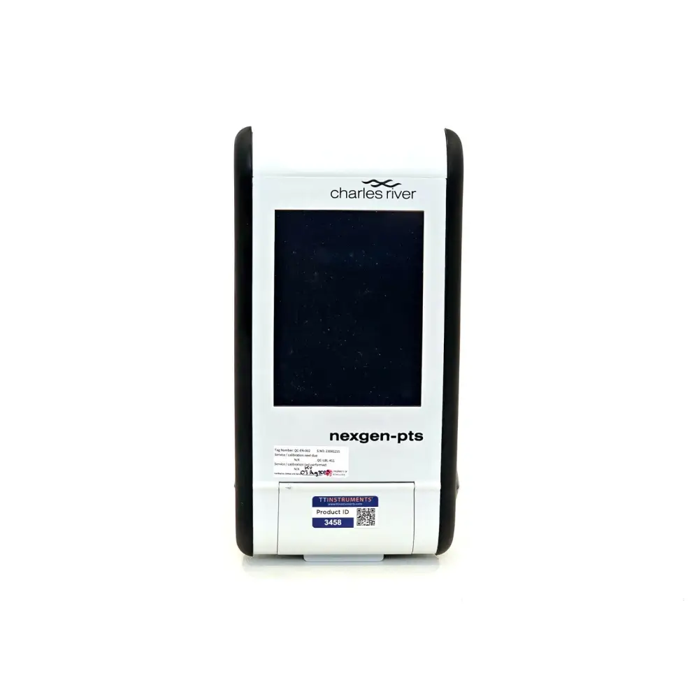 Charles River Endosafe nexgen-PTS PTS150 colour touchscreen display close-up