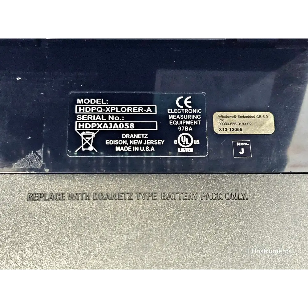DRANFLEX 3000XLB flexible Rogowski current probe coiled showing Hypertronics connector and loop sensor