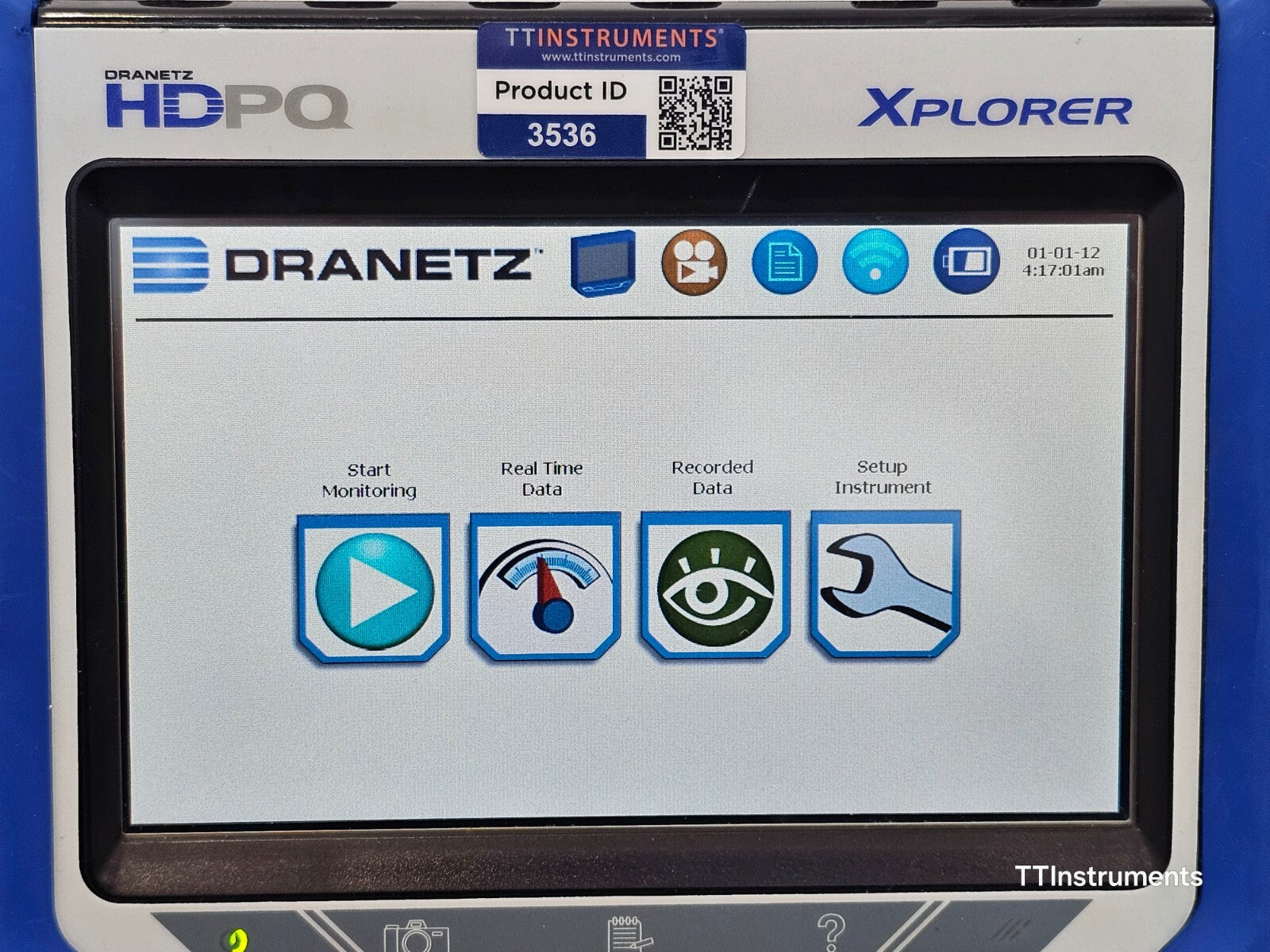 Calibrated DRANETZ HDPQ XPLORER Power Quality Monitor with DRANFLEX 3000XLB