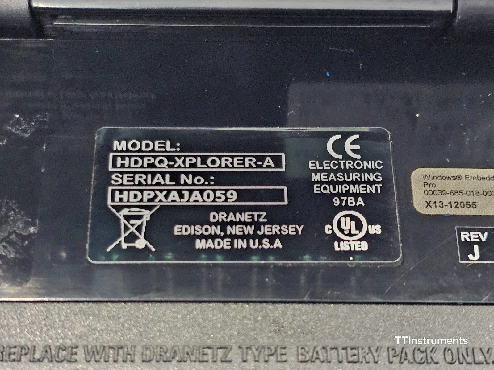 Calibrated DRANETZ HDPQ XPLORER Power Quality Monitor with DRANFLEX 6000XLB