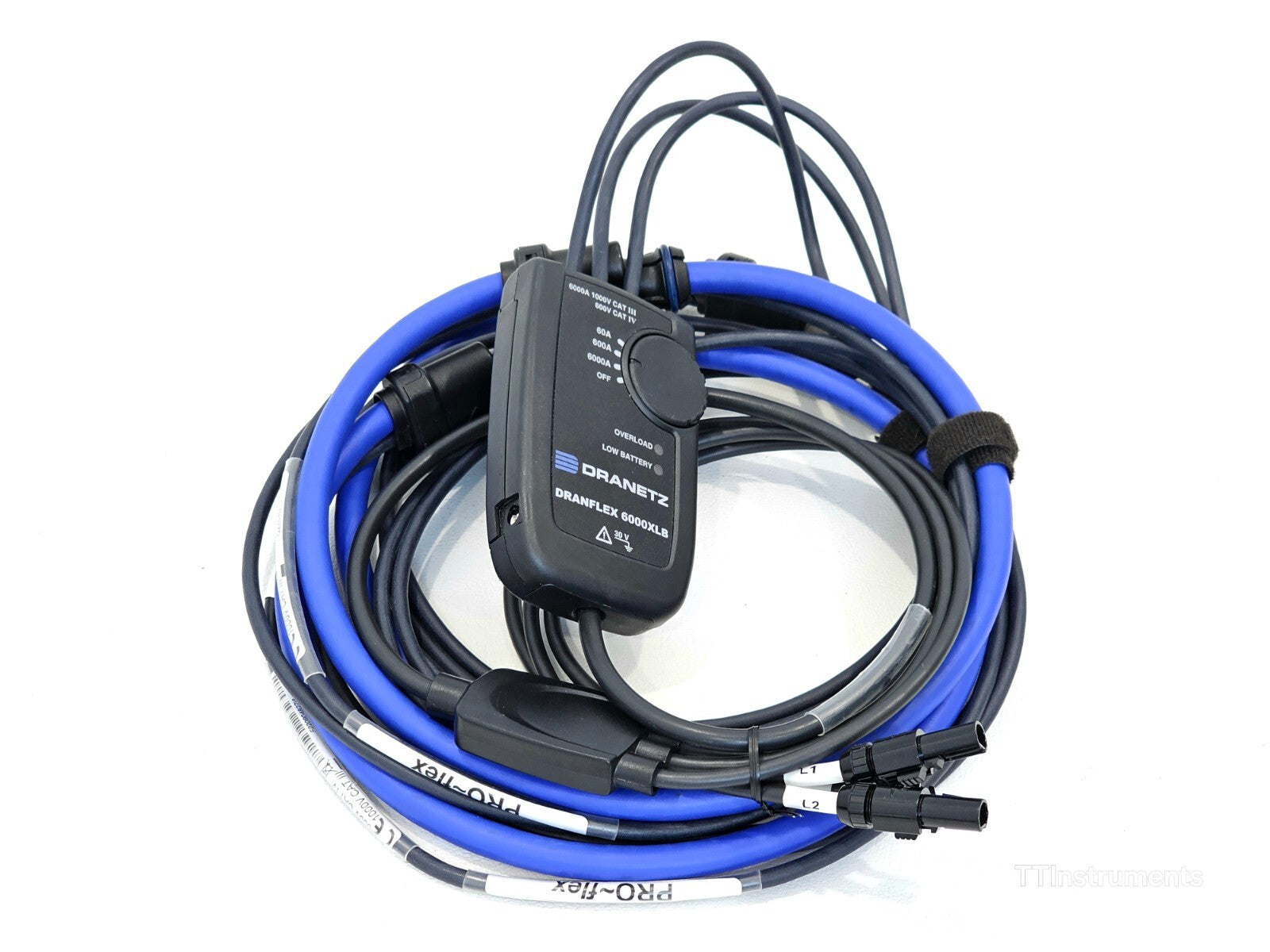 Calibrated DRANETZ HDPQ XPLORER Power Quality Monitor with DRANFLEX 6000XLB