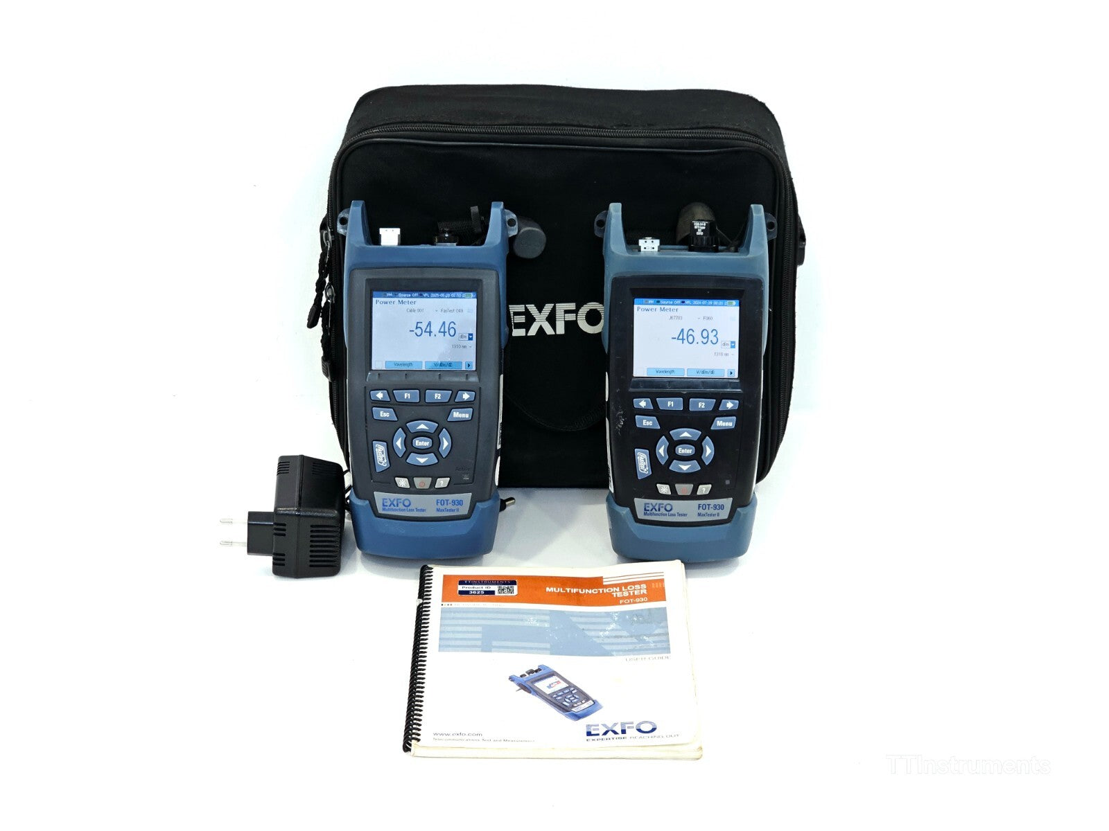 Calibrated EXFO FOT-930 MaxTester II Optical Loss Tester 1310/1550/1625 SM OLTS