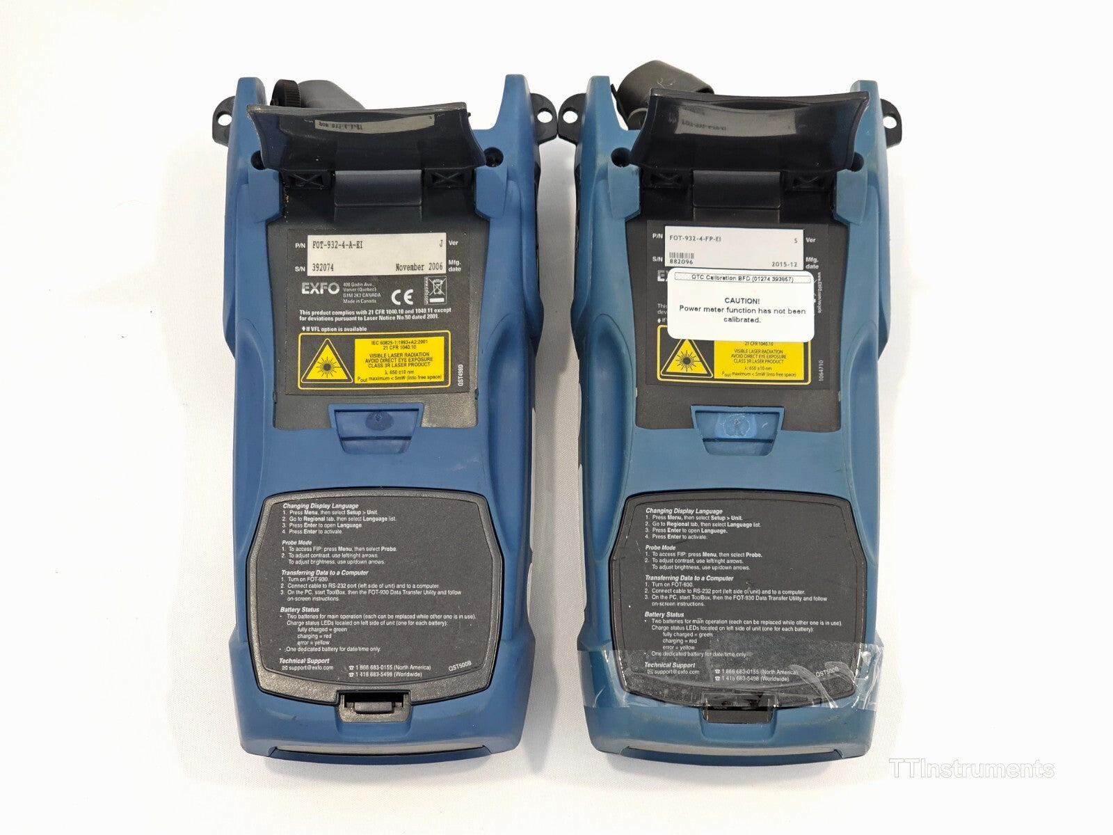 Calibrated EXFO FOT-930 MaxTester II Optical Loss Tester 1310/1550/1625 SM OLTS