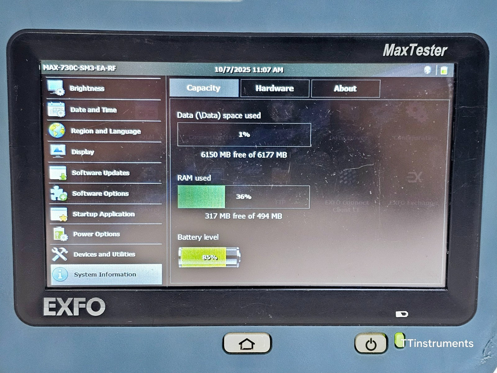 Calibrated EXFO MAX-730C-SM3 iOLM IADV MaxTester 1310/1550/1625 nm FTTx/PON