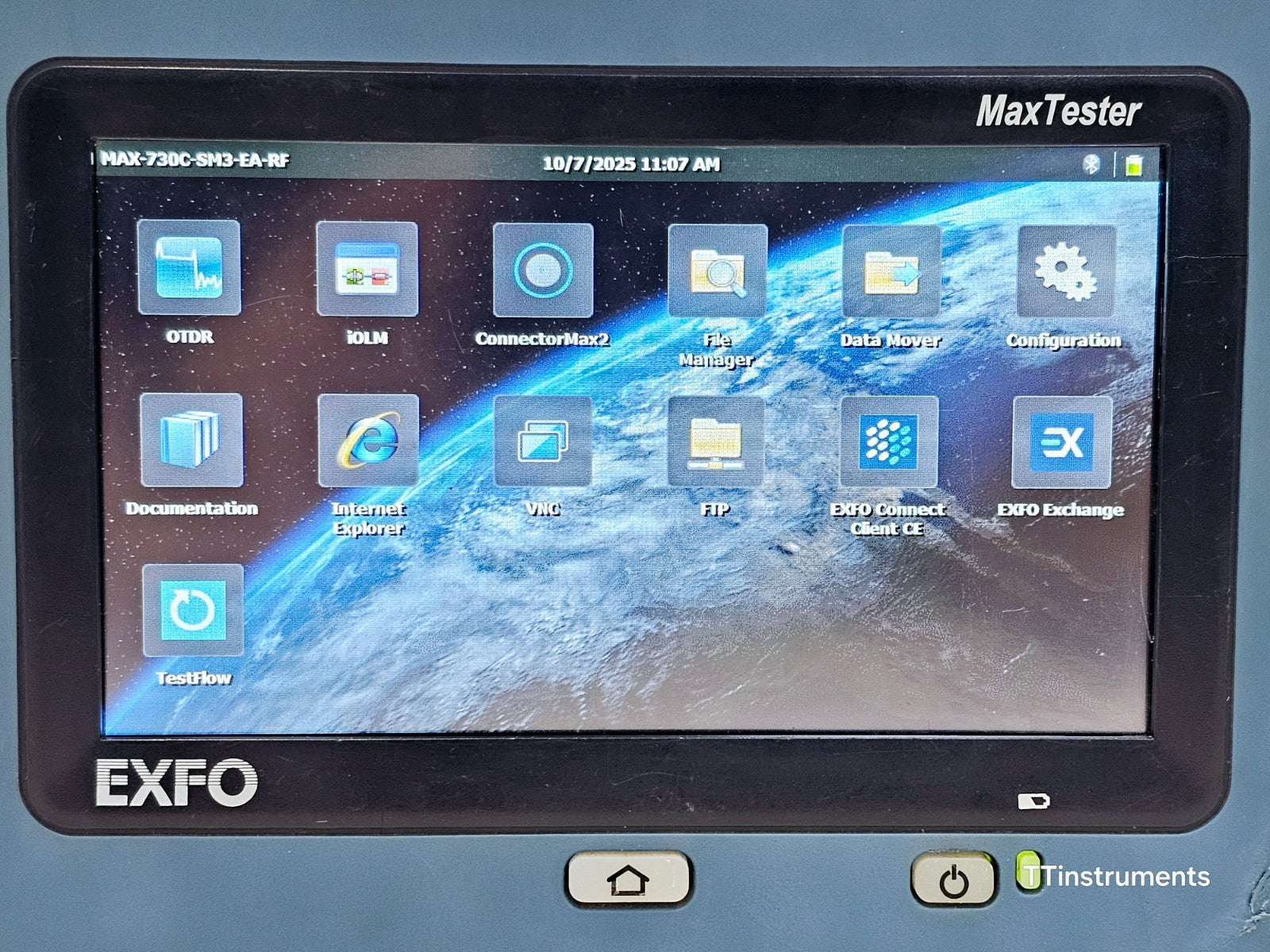 Calibrated EXFO MAX-730C-SM3 iOLM IADV MaxTester 1310/1550/1625 nm FTTx/PON