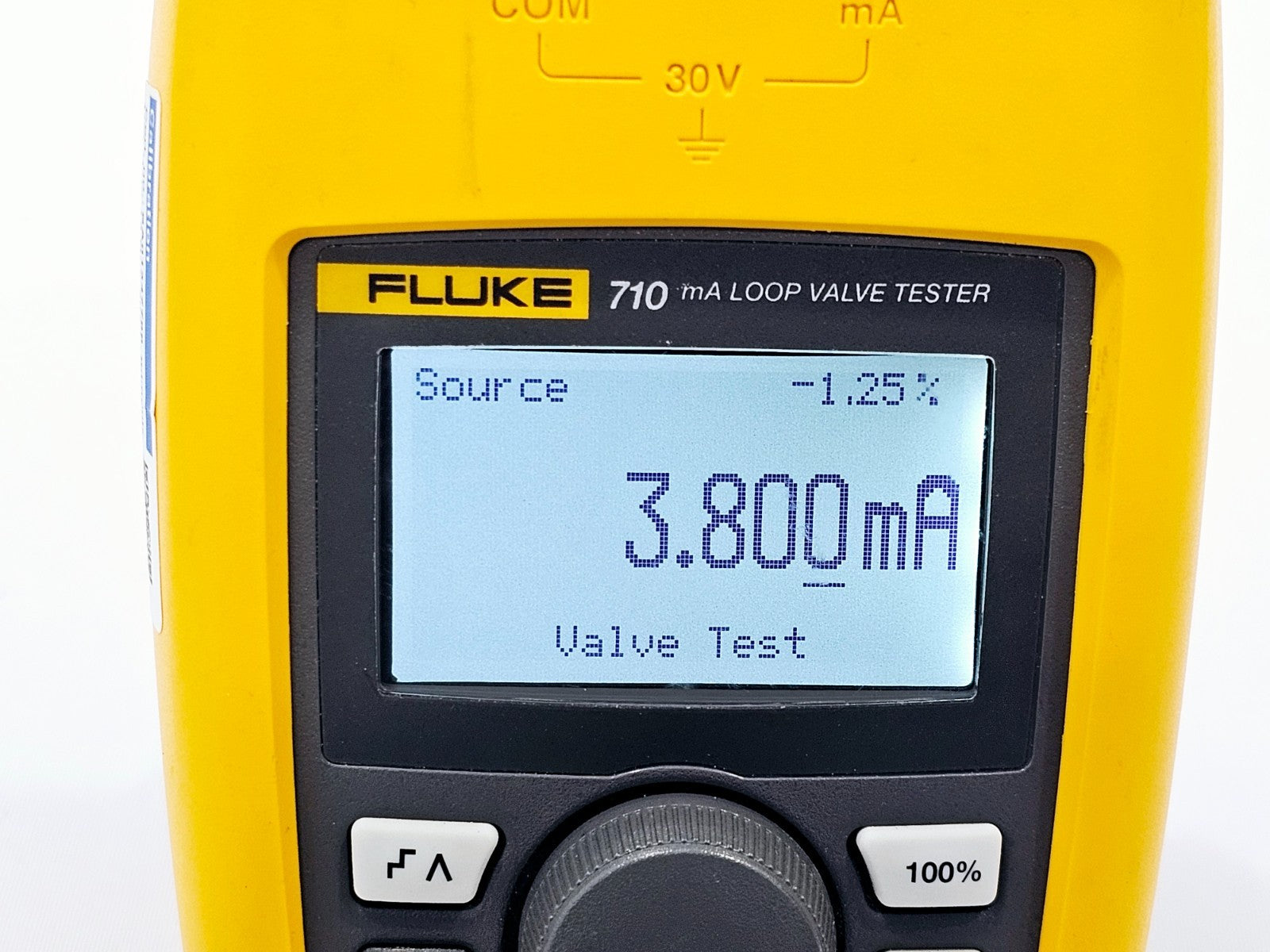 Calibrated Fluke 710 mA Loop Valve Tester