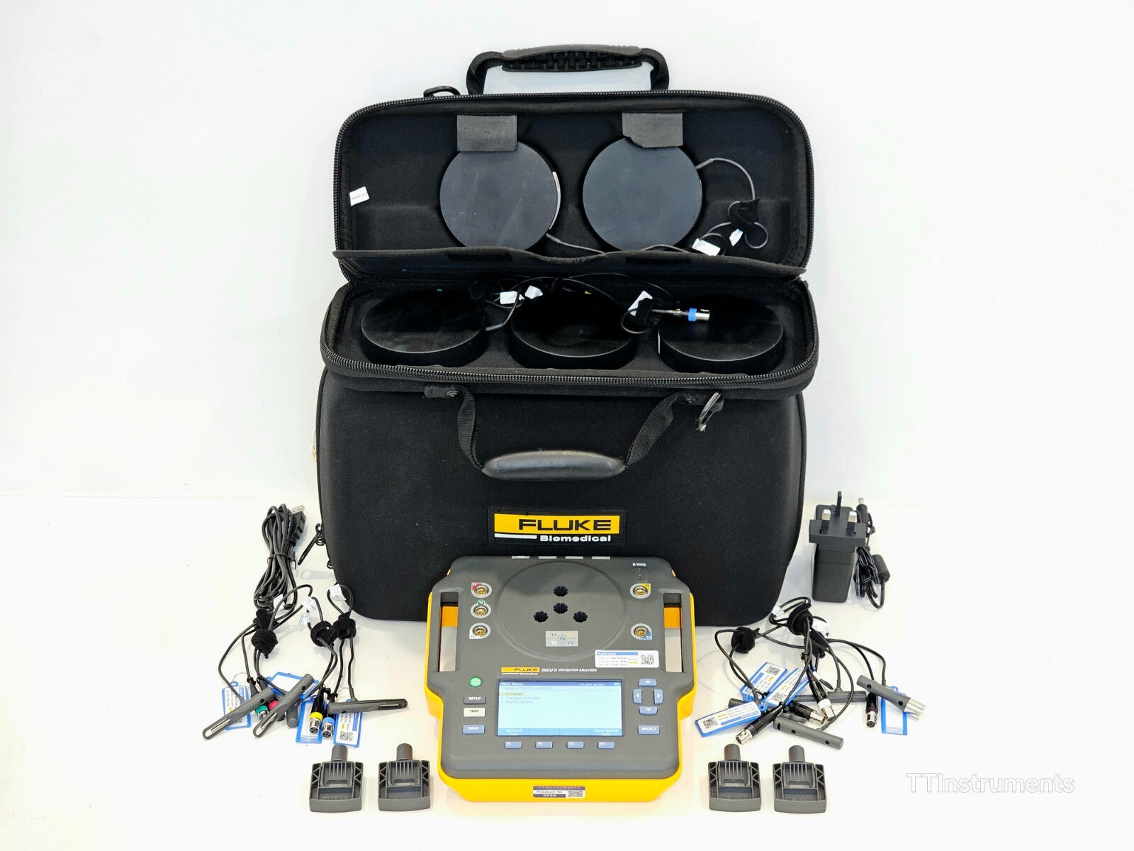 Calibrated Fluke INCU II Infant Incubator Tester With Software and Accessories