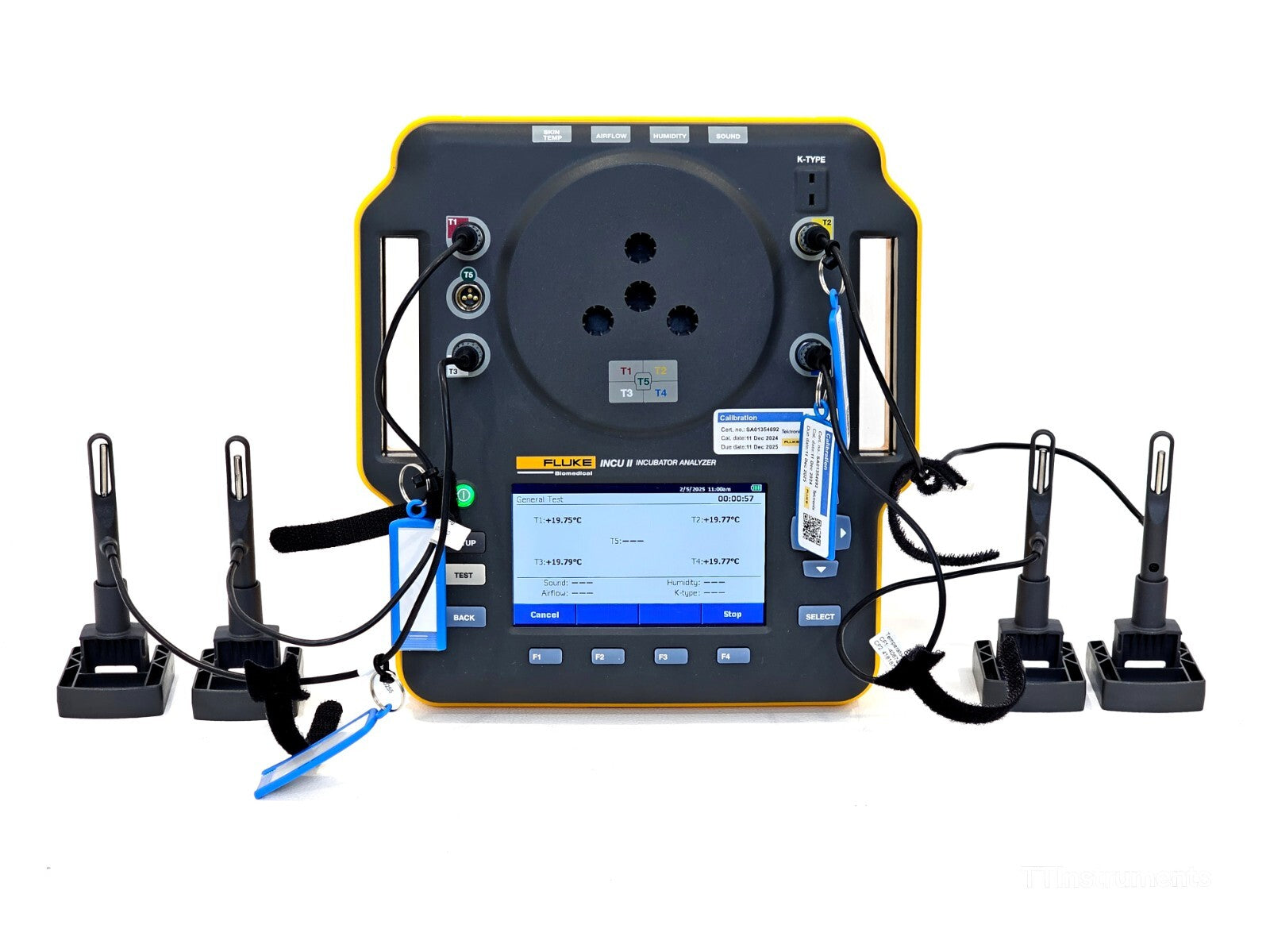 Calibrated Fluke INCU II Infant Incubator Tester With Software and Accessories