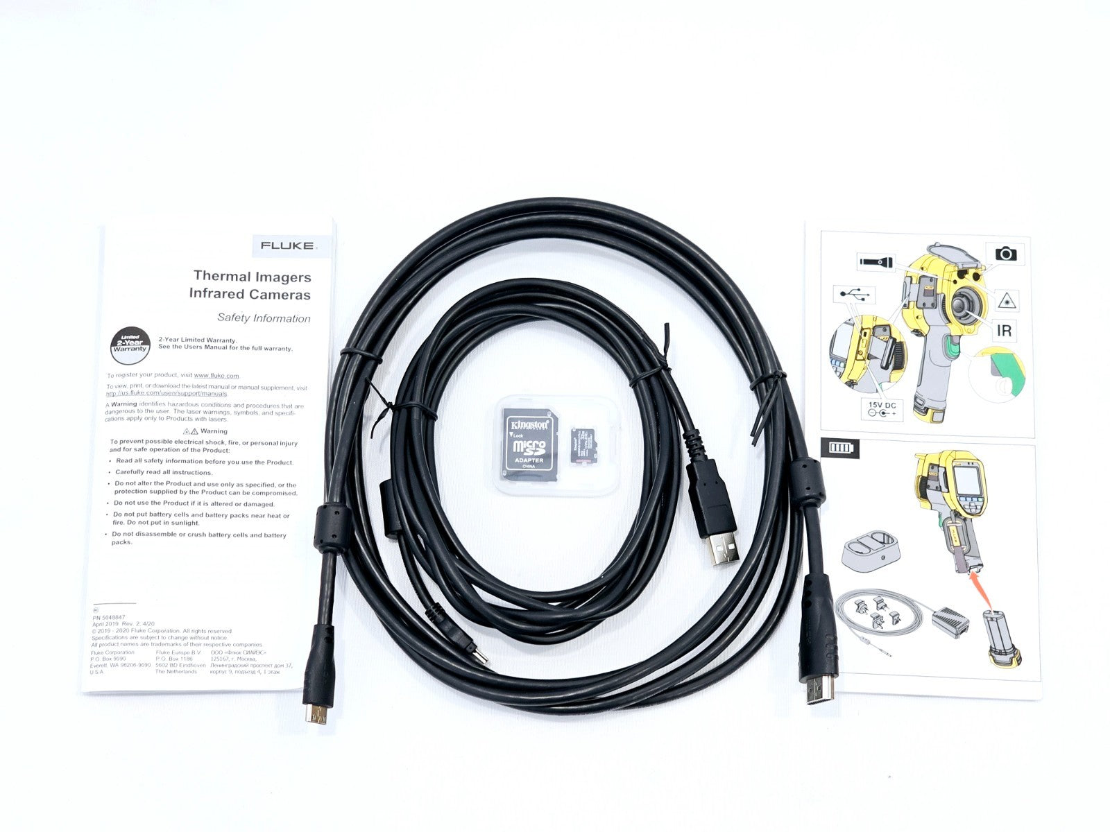 Calibrated Fluke TI480 PRO 9Hz-60Hz IR Fusion Technology Thermal Imaging Camera