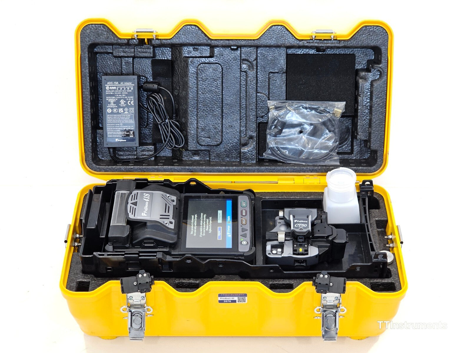 Calibrated Fujikura 41S Active Cladding Fusion Splicer + CT-50 Cleaver ARC 5341