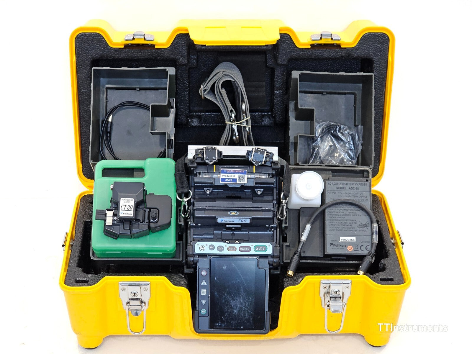Calibrated Fujikura 70S Core Alignment Fusion Splicer + CT-30 Cleaver ARC 10034