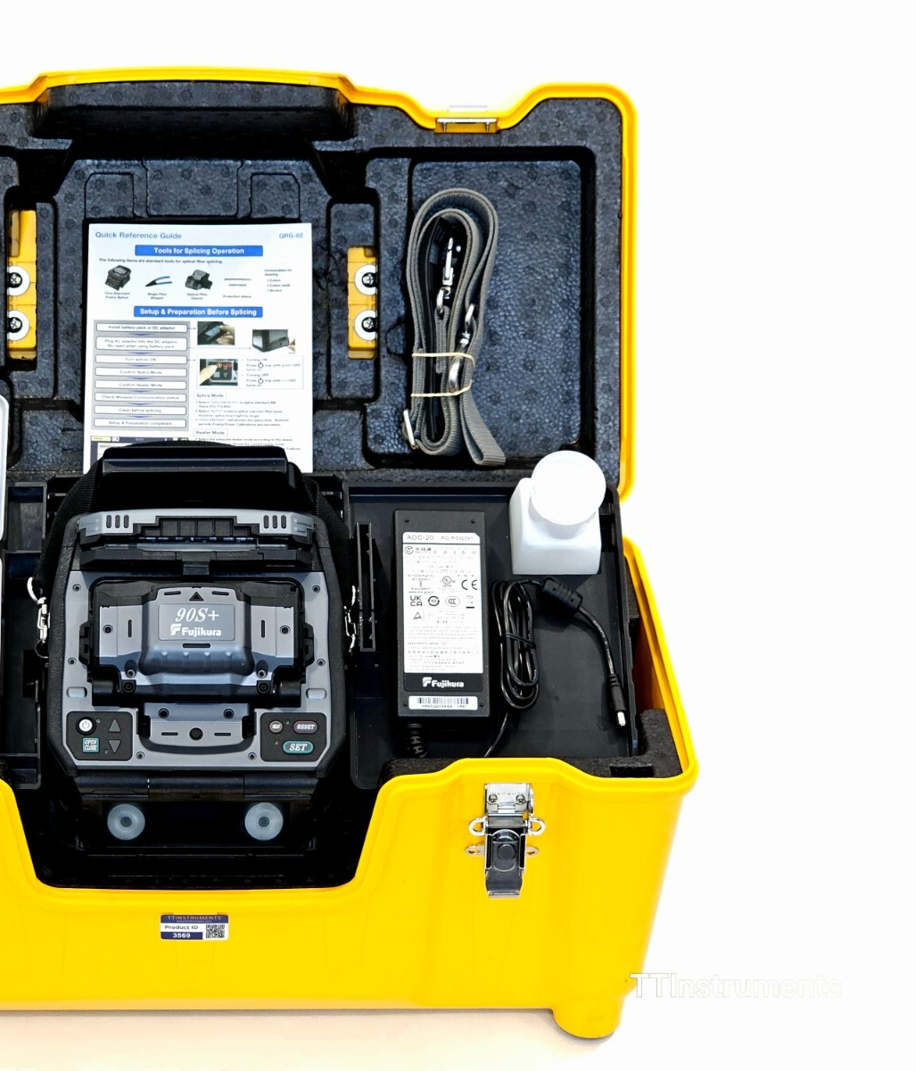 Calibrated Fujikura 90S+ Core Alignment Fusion Splicer ARC 8863