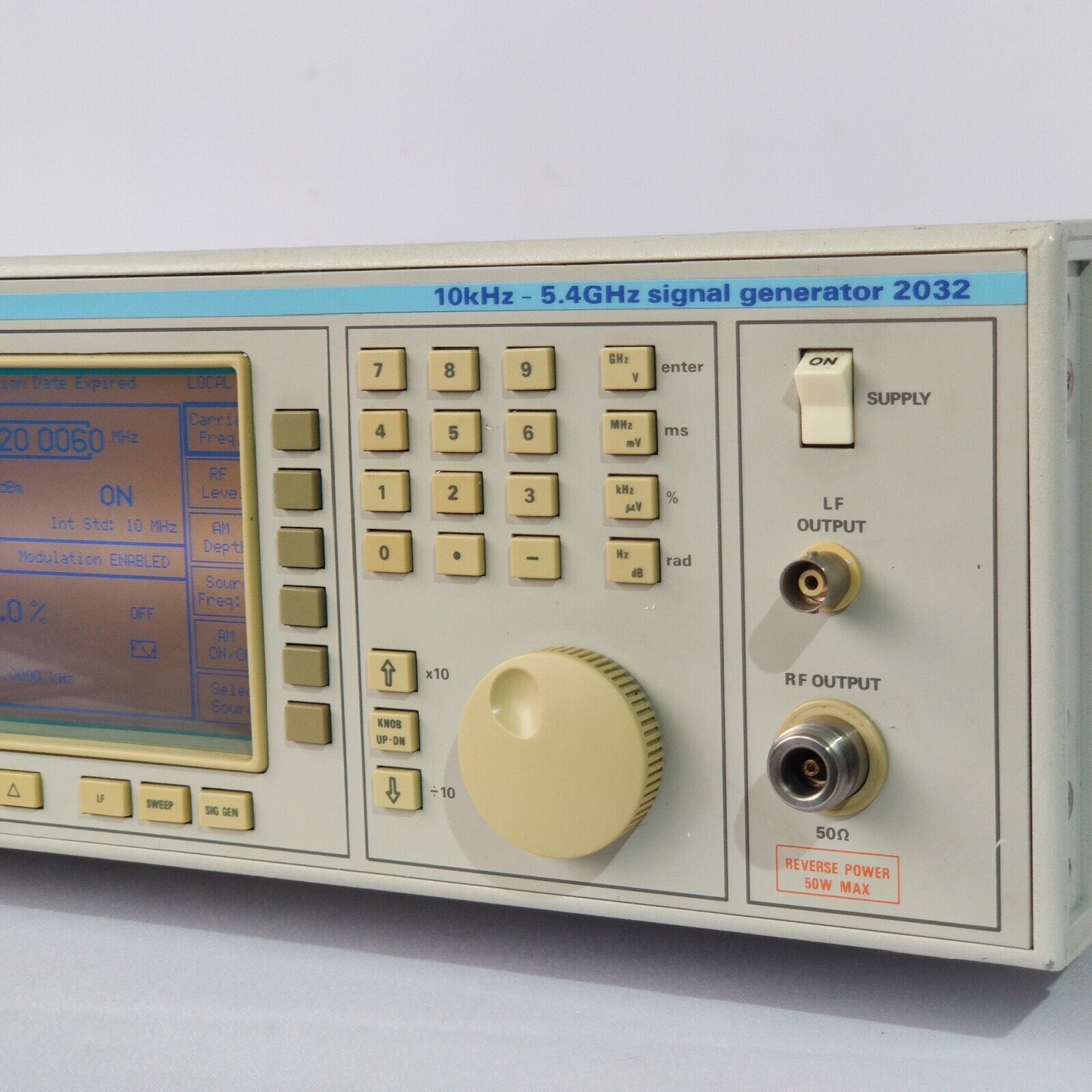 Calibrated Jan 2024 Marconi Instruments 2032 10kHz - 5.4 GHz Signal Generator