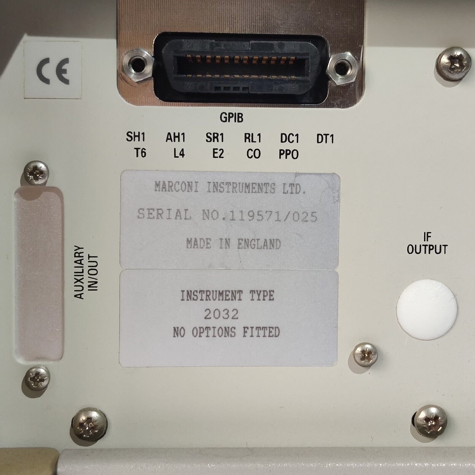 Calibrated Jan 2024 Marconi Instruments 2032 10kHz - 5.4 GHz Signal Generator