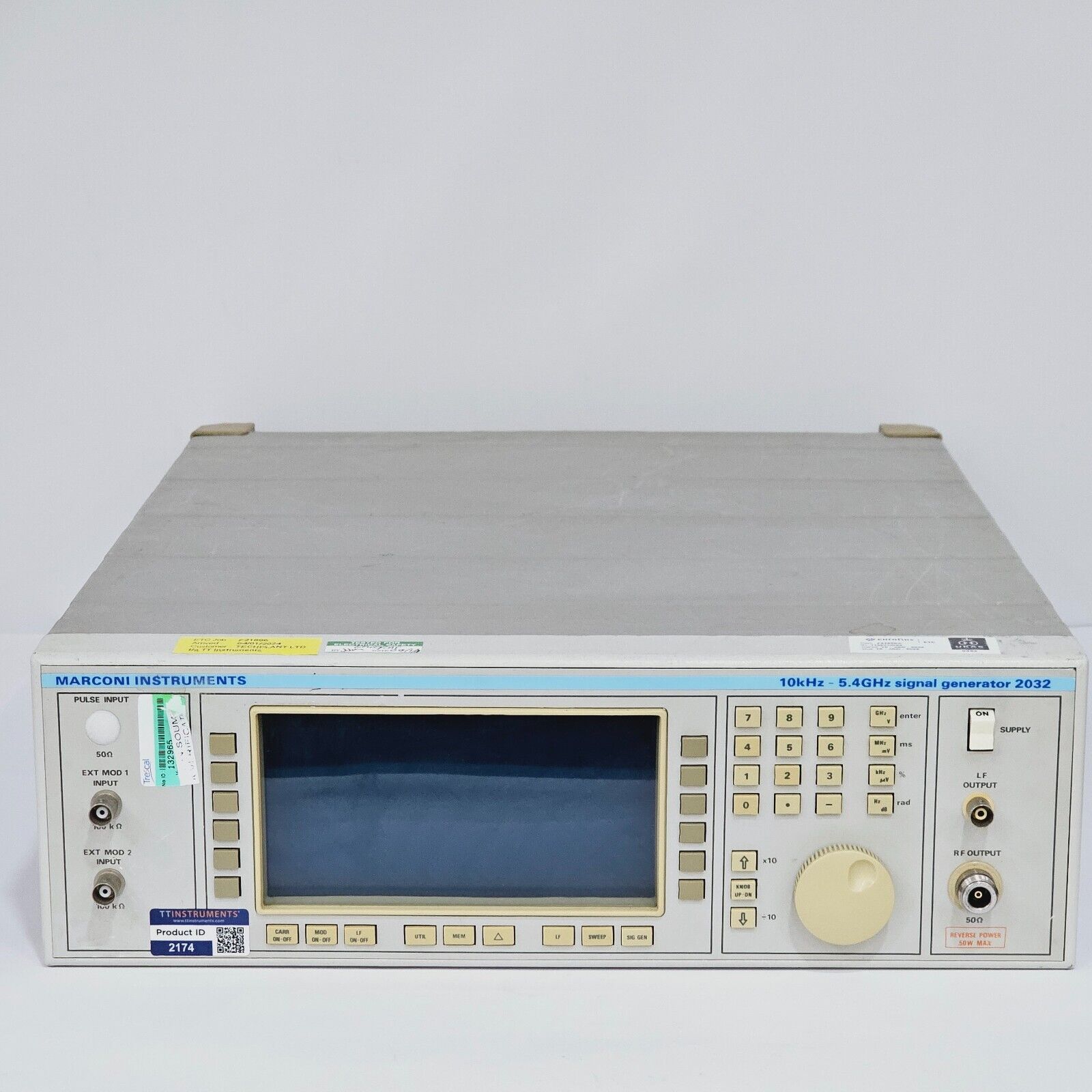 Calibrated Jan 2024 Marconi Instruments 2032 10kHz - 5.4 GHz Signal Generator