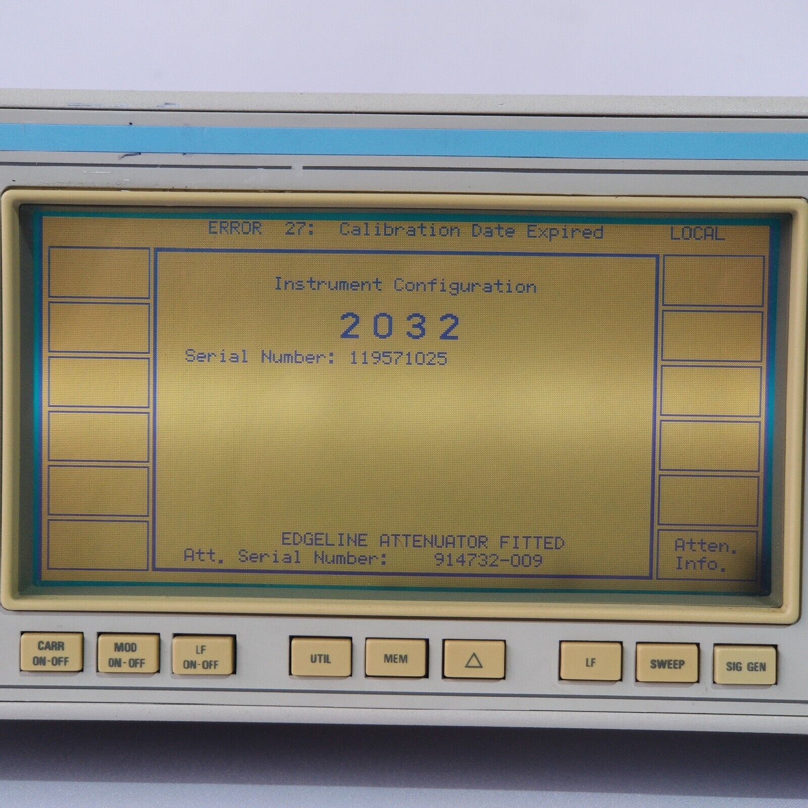 Calibrated Jan 2024 Marconi Instruments 2032 10kHz - 5.4 GHz Signal Generator