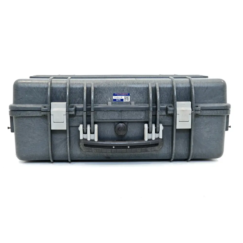 Megger MTO210 transformer ohmmeter side profile highlighting rugged field-portable enclosure