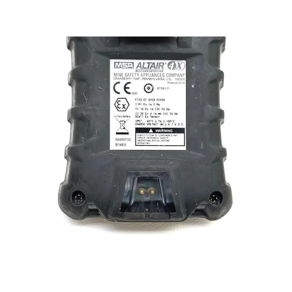 MSA Altair 4X multi-gas detector and charger accessory set