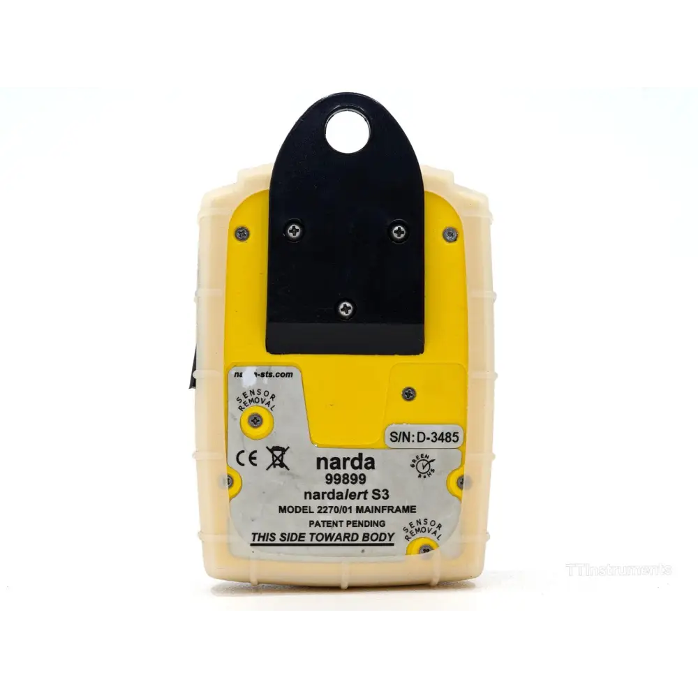 Narda NardaAlert S3 2270/01 personal EMF monitor front panel and display