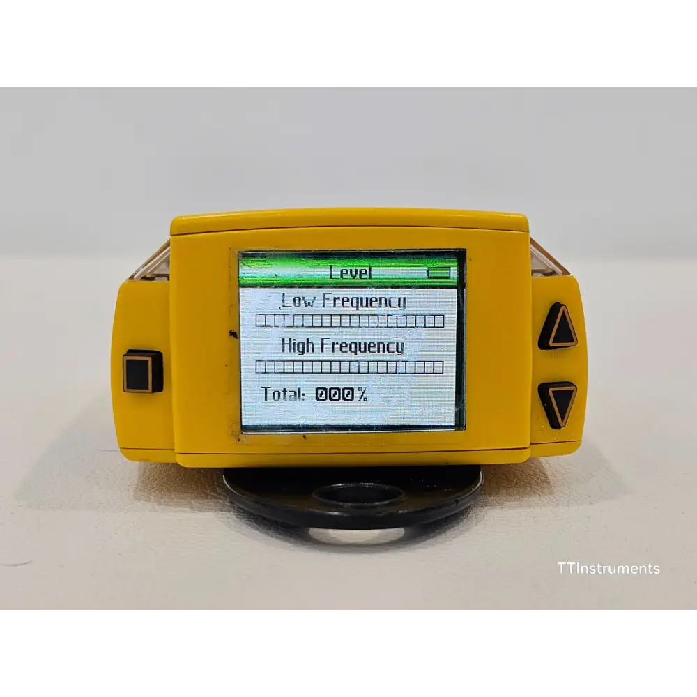 Narda NardaAlert S3 personal EMF monitor battery compartment and base