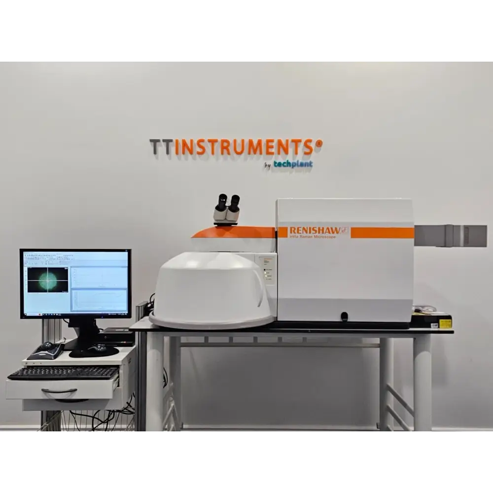 Calibrated Renishaw inVia Research-Grade Confocal Raman Microscope Spectrometer