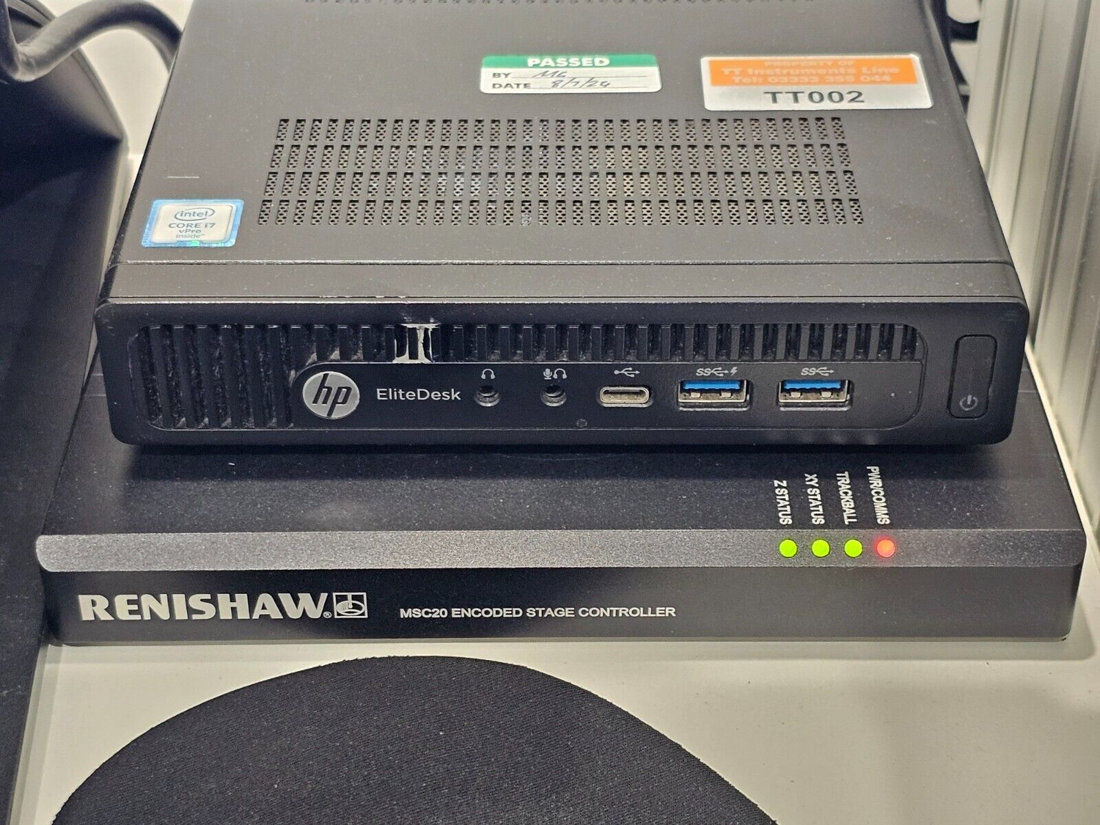 Calibrated Renishaw inVia Research-Grade Confocal Raman Microscope Spectrometer