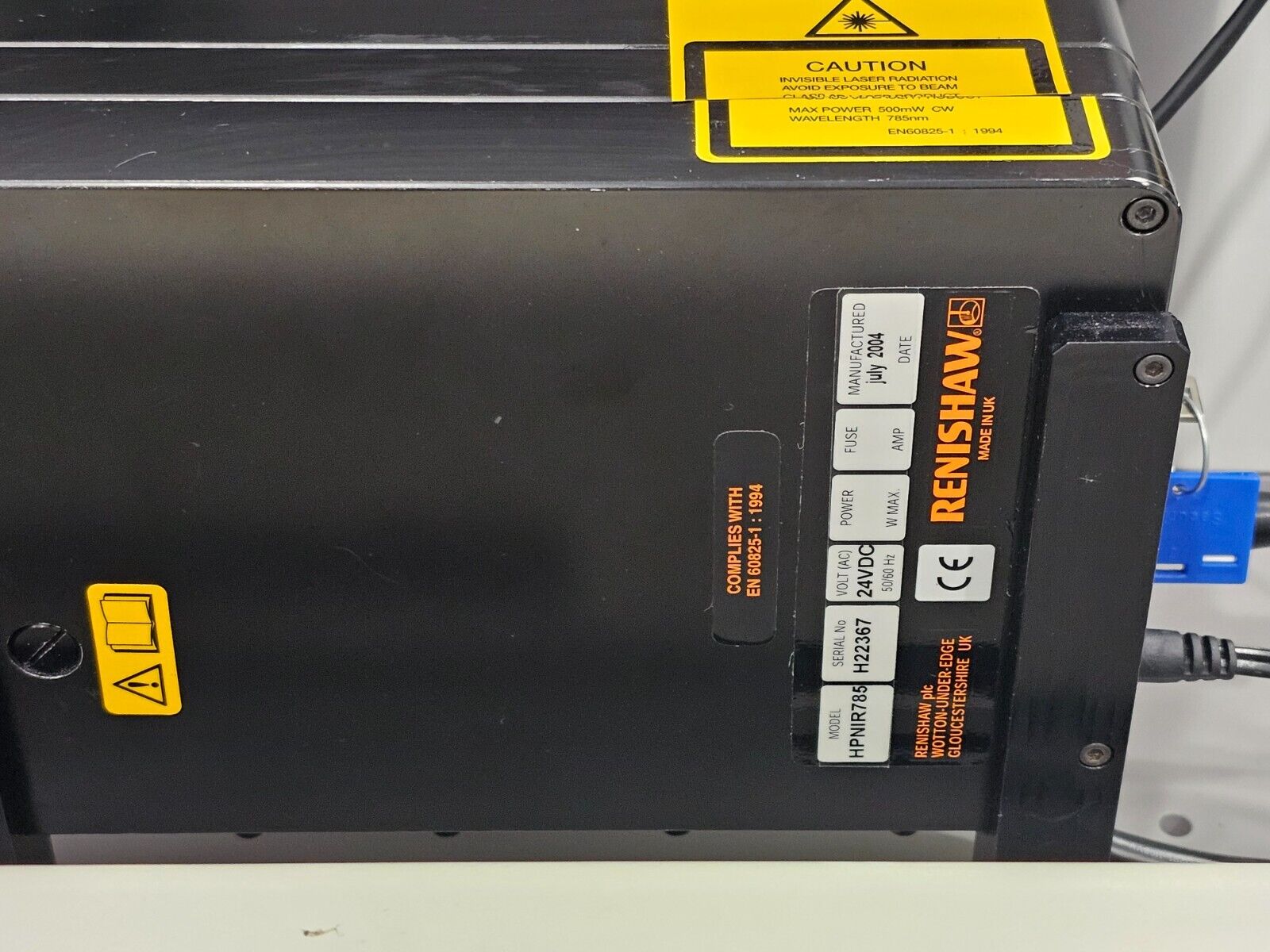 Calibrated Renishaw inVia Research-Grade Confocal Raman Microscope Spectrometer