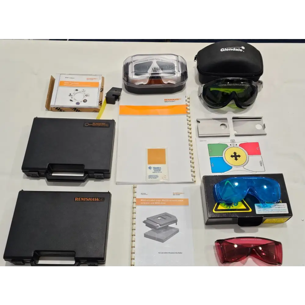 Calibrated Renishaw inVia Research-Grade Confocal Raman Microscope Spectrometer