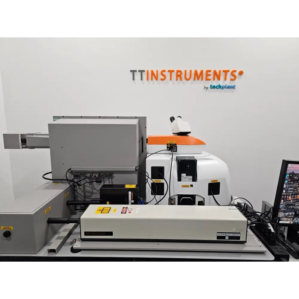 Calibrated Renishaw inVia Research-Grade Confocal Raman Microscope Spectrometer