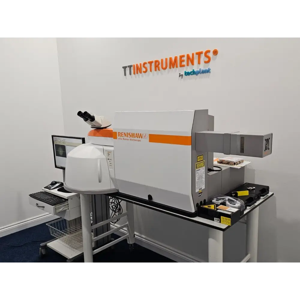Calibrated Renishaw inVia Research-Grade Confocal Raman Microscope Spectrometer