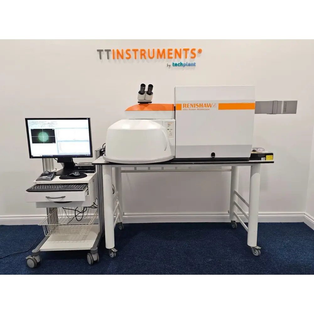 Calibrated Renishaw inVia Research-Grade Confocal Raman Microscope Spectrometer