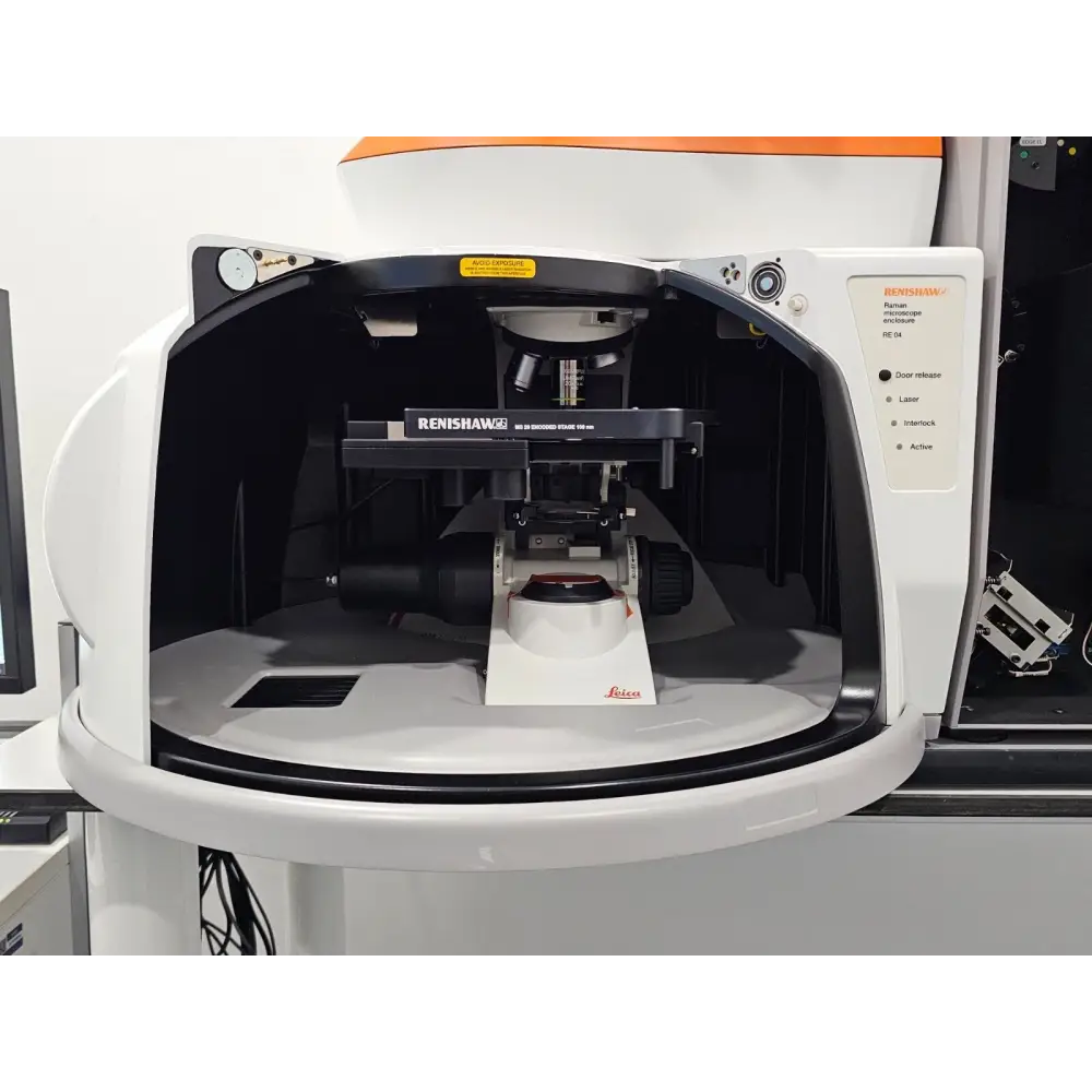 Calibrated Renishaw inVia Research-Grade Confocal Raman Microscope Spectrometer