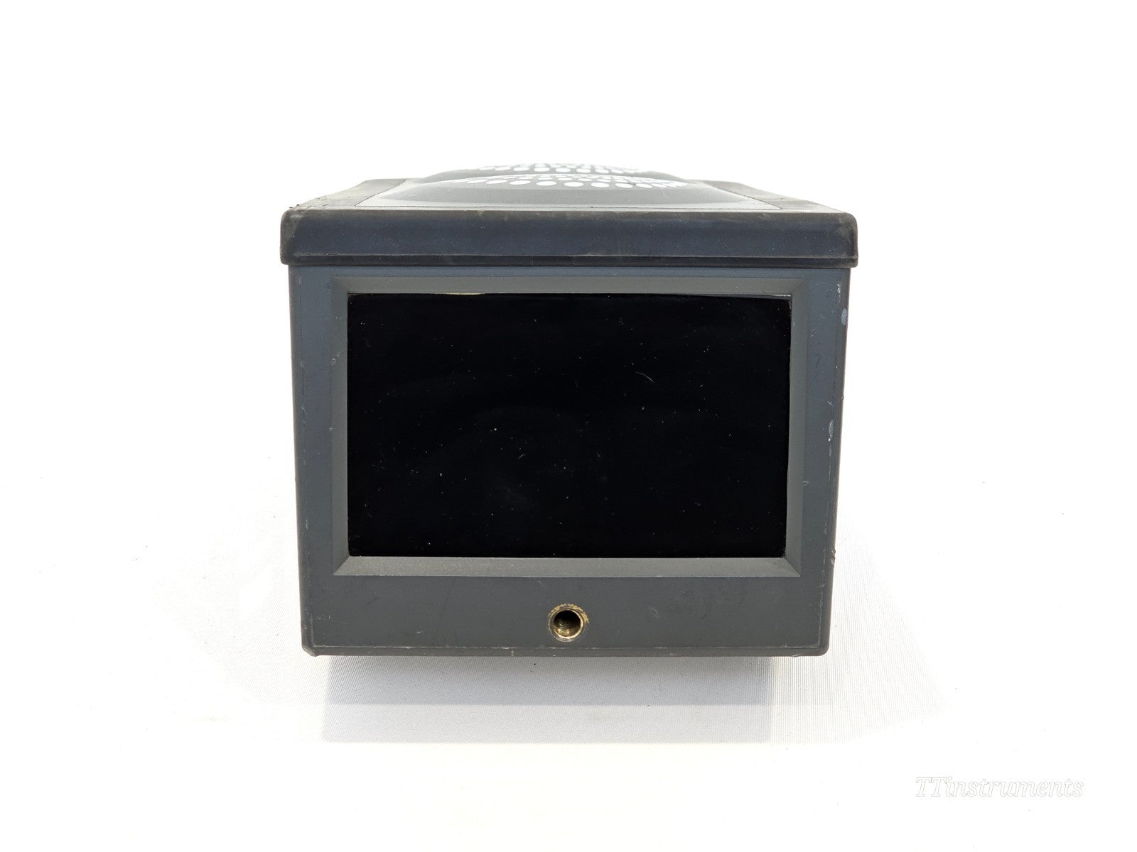 Viavi RFV-2000 touch screen displaying augmented reality bullseye antenna alignment overlay