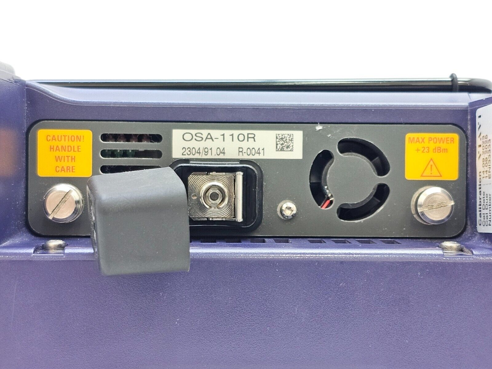 Calibrated Viavi JDSU 6000A + OSA-110R 1250-1650 nm 2304/91.04 OSA In-Band OSNR