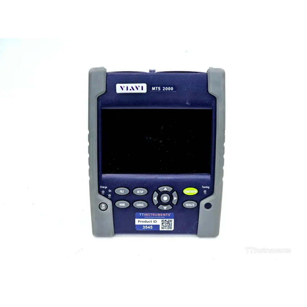 Viavi JDSU MTS 2000 mainframe with 4146 Quad OTDR module, front view showing touchscreen display