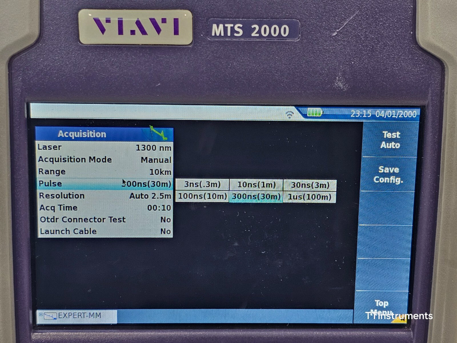 Calibrated Viavi JDSU MTS 2000 PM/VFL +4146 QUAD OTDR SM MM 850/1300 1310/1550nm