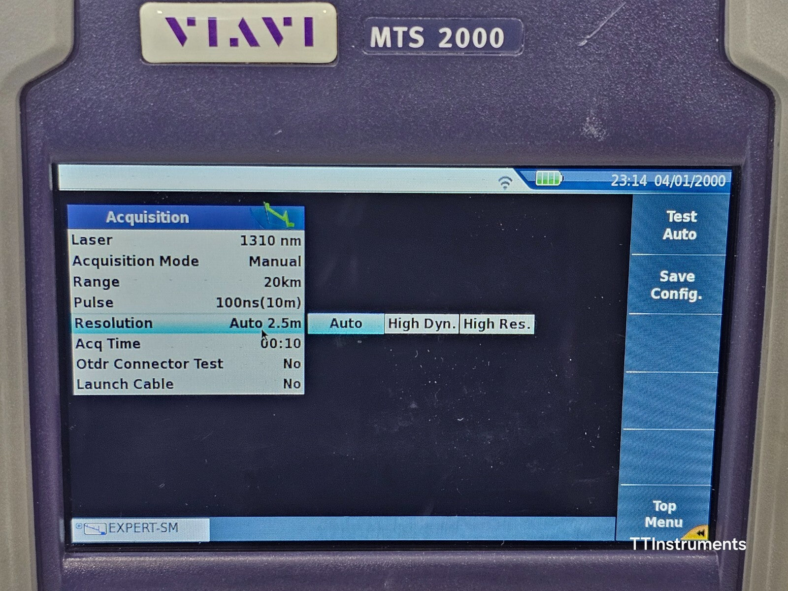 Calibrated Viavi JDSU MTS 2000 PM/VFL +4146 QUAD OTDR SM MM 850/1300 1310/1550nm