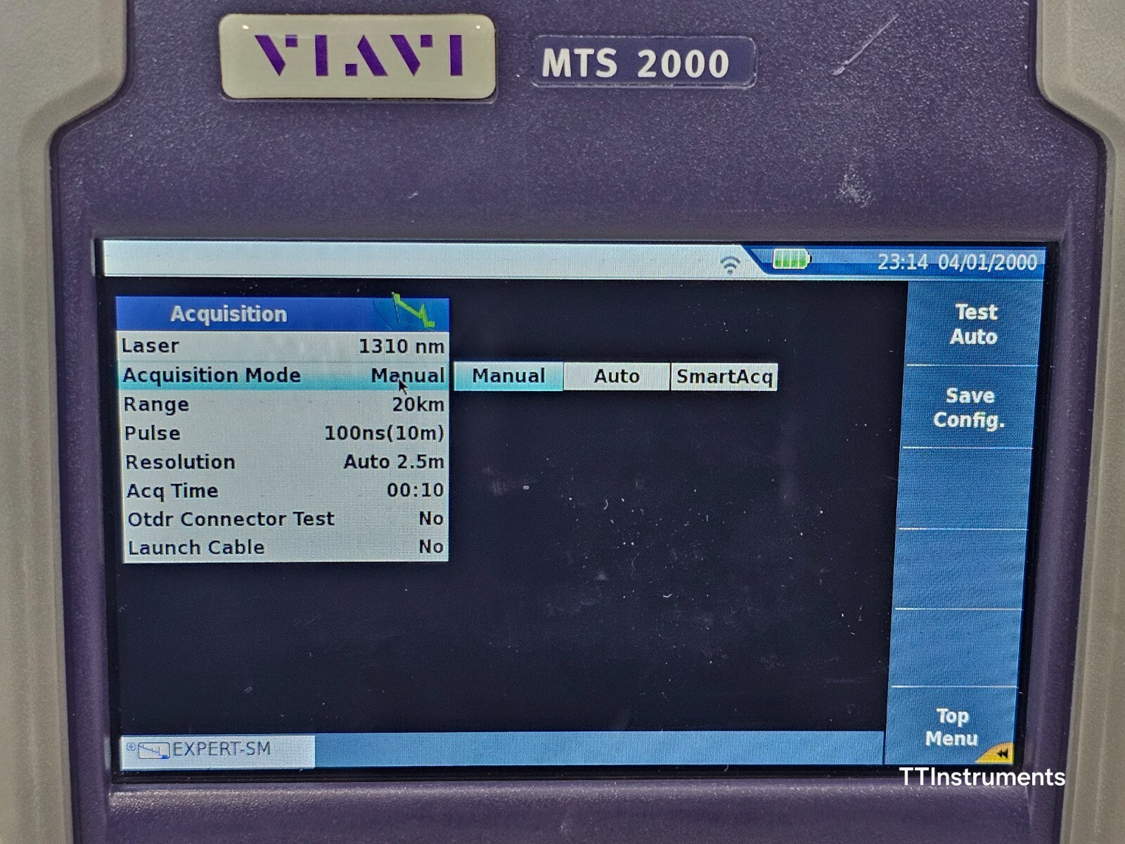 Calibrated Viavi JDSU MTS 2000 PM/VFL +4146 QUAD OTDR SM MM 850/1300 1310/1550nm