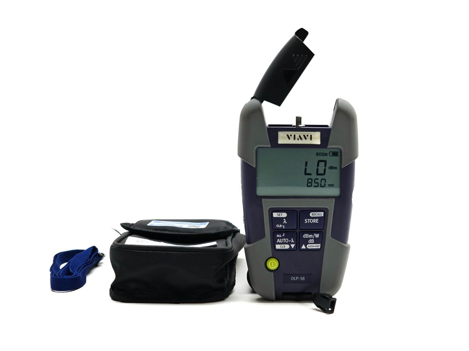 Calibrated Viavi JDSU OLP-38 Optical Power Meter 1310/1550 nm SM 2302/13 +26 dBm