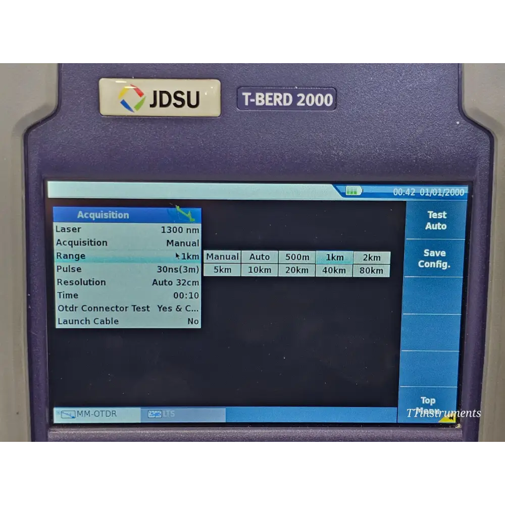 Fibre cleaning accessories included with the Viavi T-BERD 2000 OTDR kit