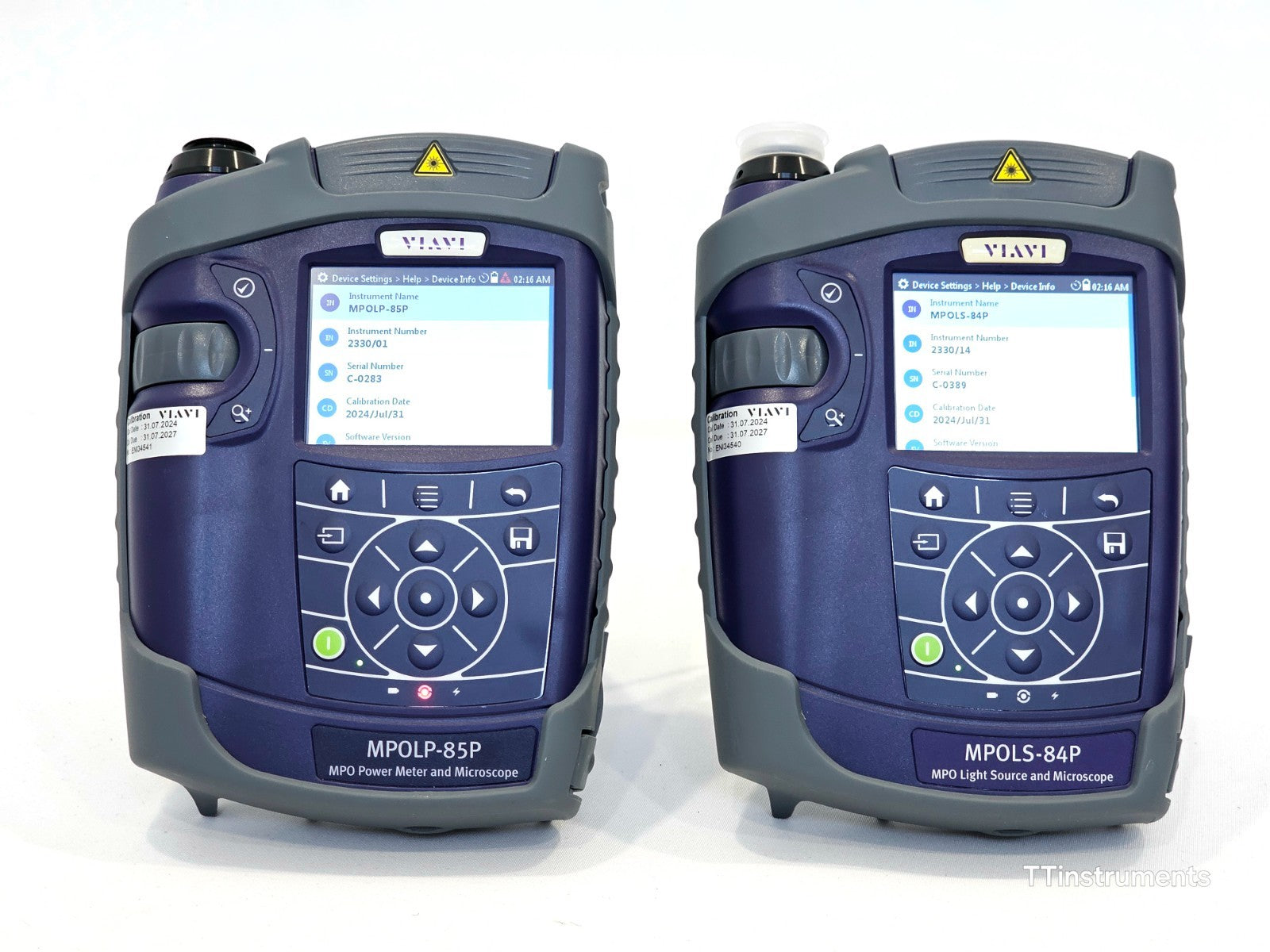 Calibrated Viavi MPO Optical Loss Test Set MM Tier 1 Certification LS PM + Scope