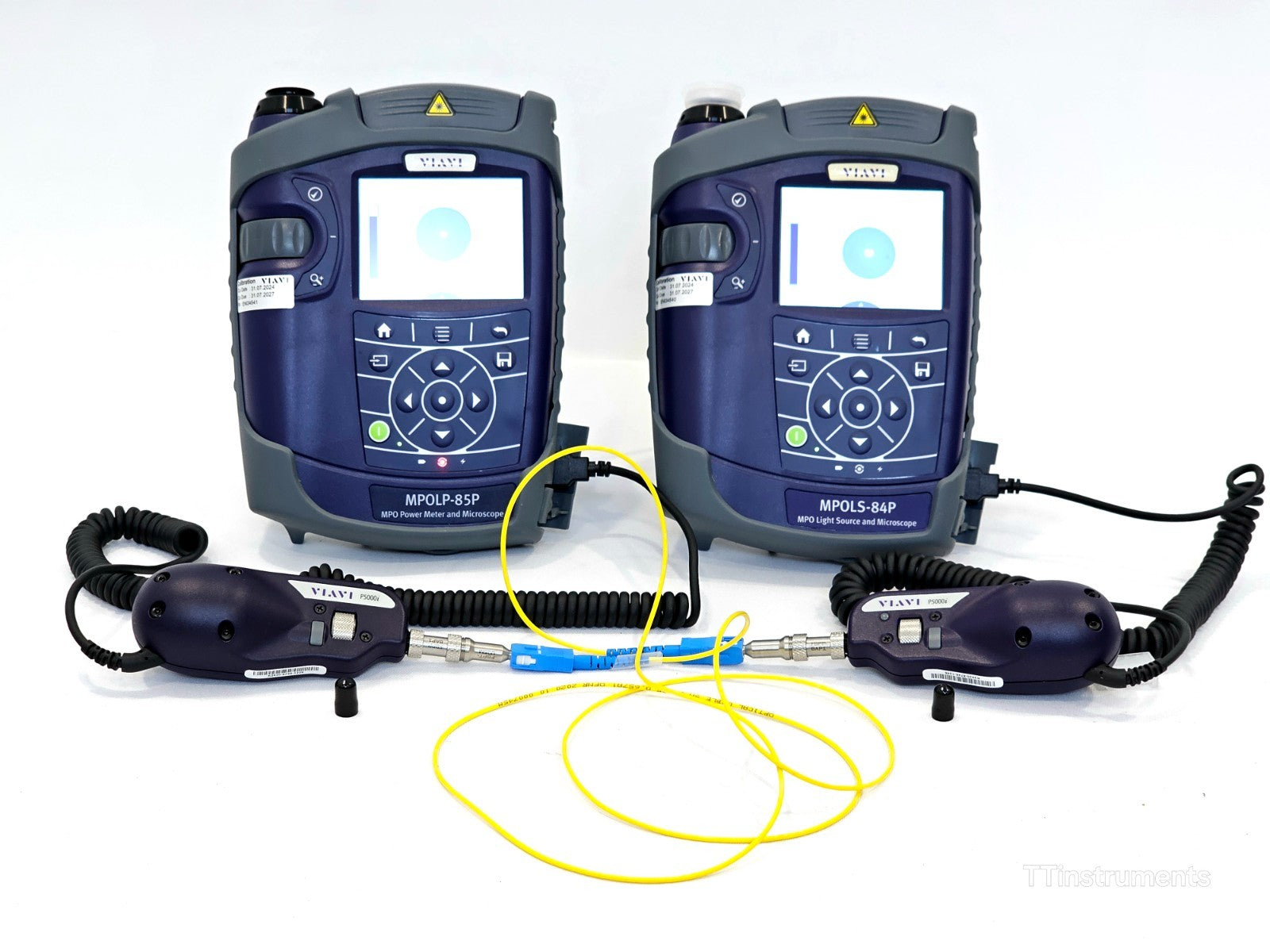 Calibrated Viavi MPO Optical Loss Test Set MM Tier 1 Certification LS PM + Scope